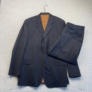 Jack Victor Prossimo Grady CT Wool Suit 44L Jacket Blazer / Pants 37L Striped